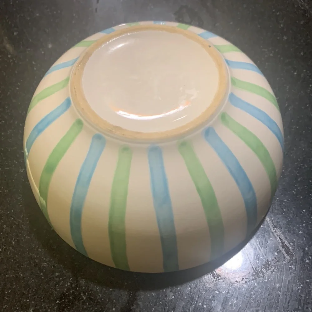 Dog bowl with a mini puppy inside.